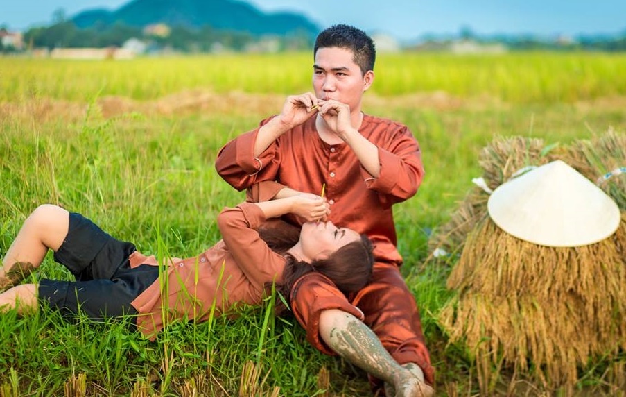 anh cuoi dong que binh di anh 7