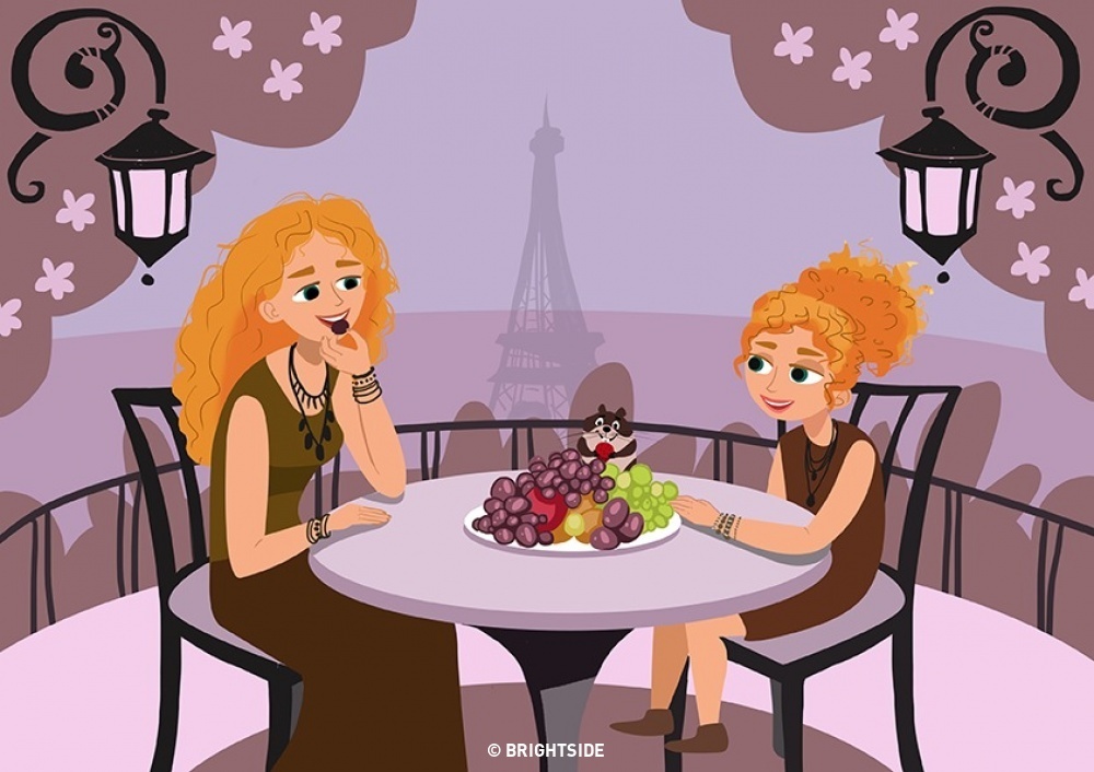 bo tranh me va con gai anh 7