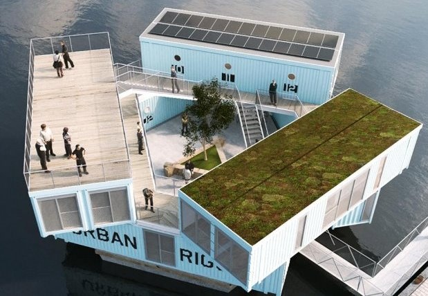 Ky tuc xa noi tren mat nuoc o Dan Mach hinh anh