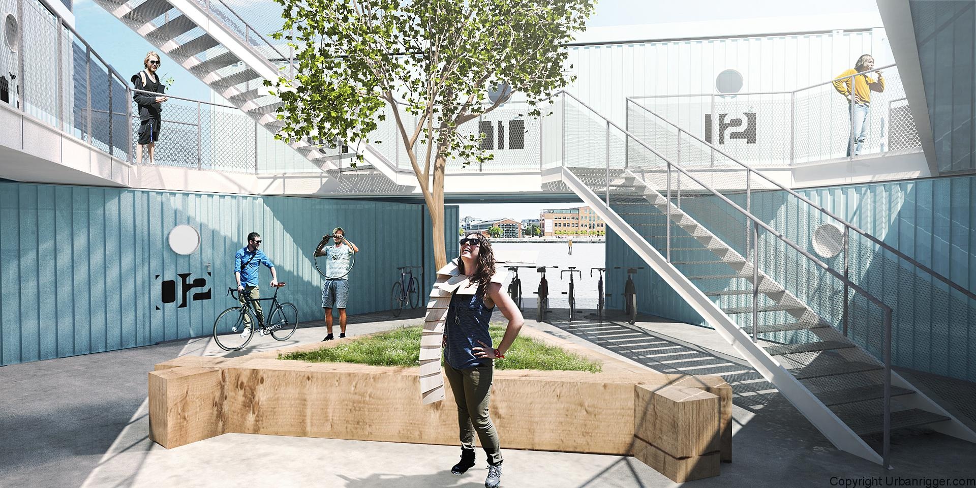 ký túc xá nổi trên mặt nước ảnh 3 ky tuc xa noi tren mat nuoc anh 3