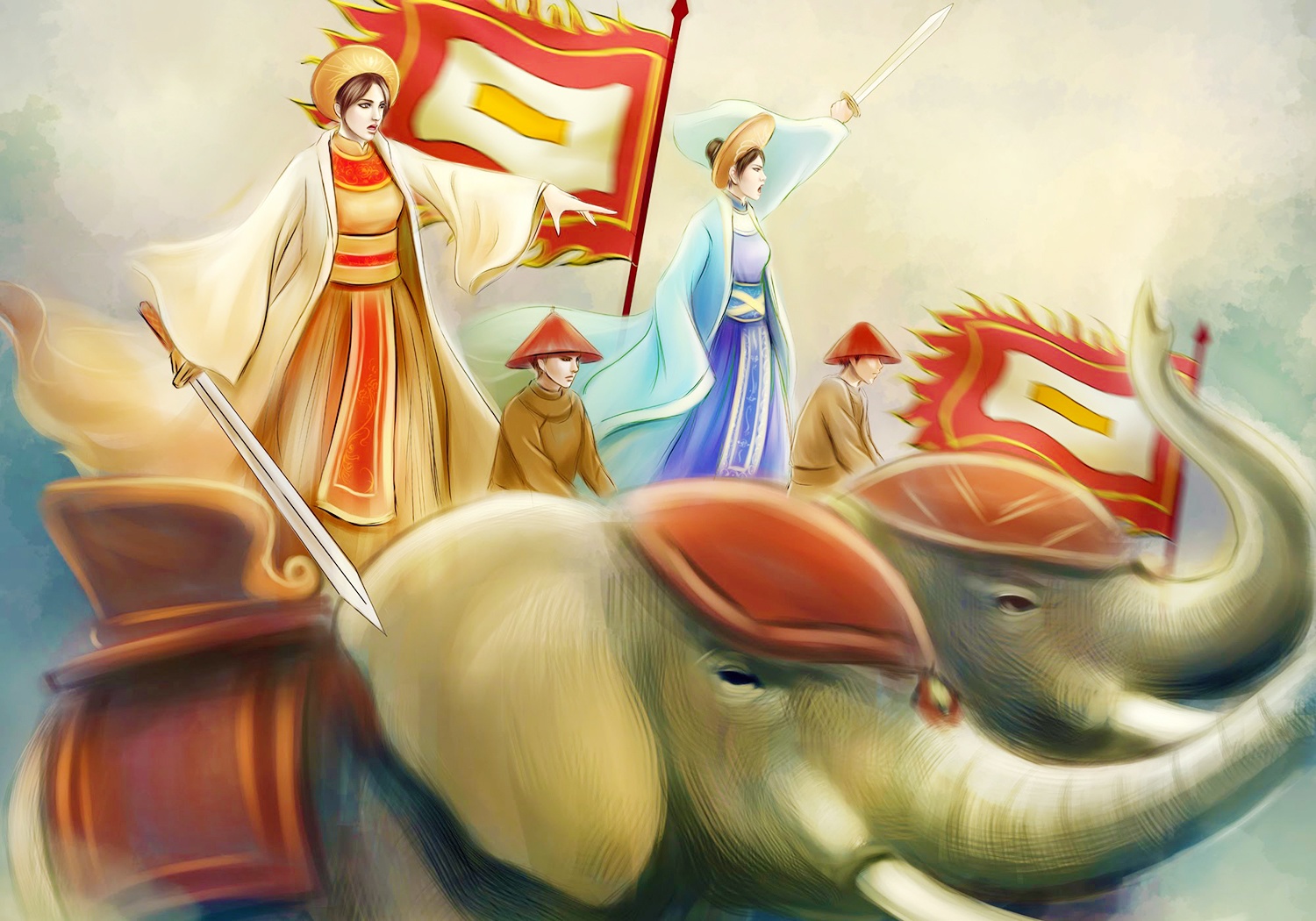 Trung Trac va cau chuyen nhuong cong giet ho cho chong hinh anh