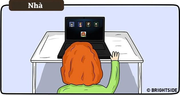 su khac nhau giua lam viec tai nha va cong so anh 12