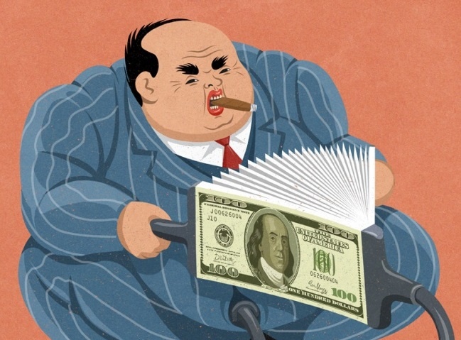 Bo tranh phe phan nhung mat trai cua xa hoi hien dai hinh anh