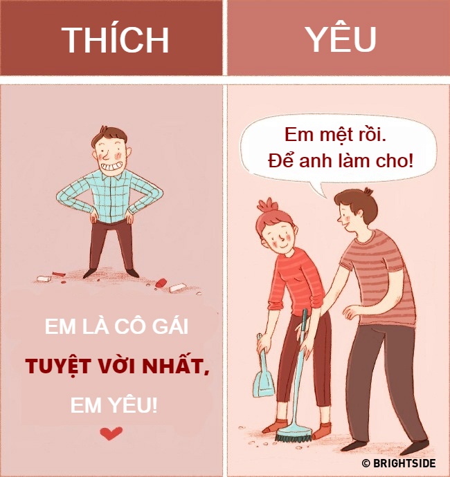 su khac nhau giua yeu va thich anh 1