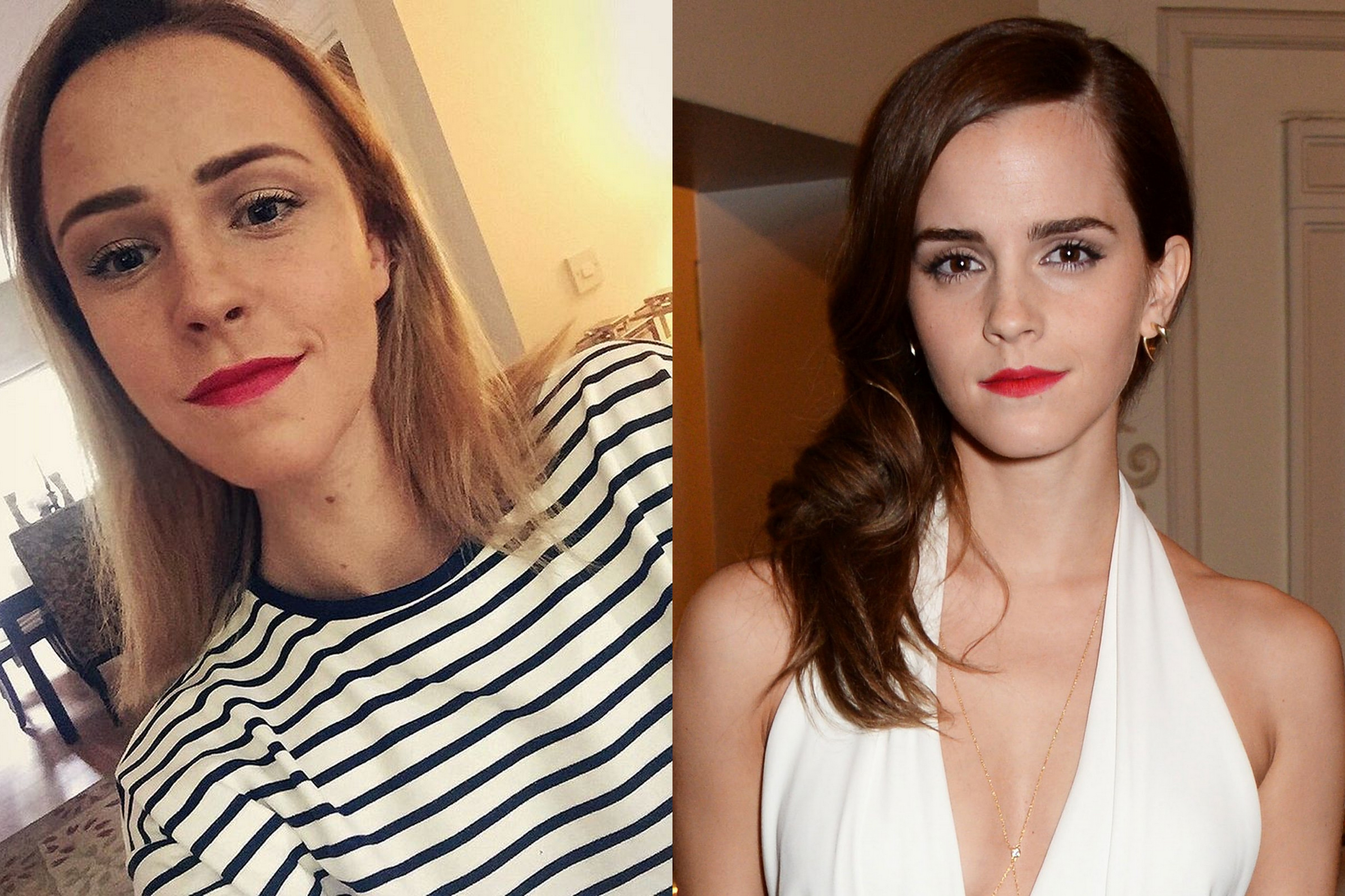 Co gai noi tieng vi giong dien vien Emma Watson hinh anh