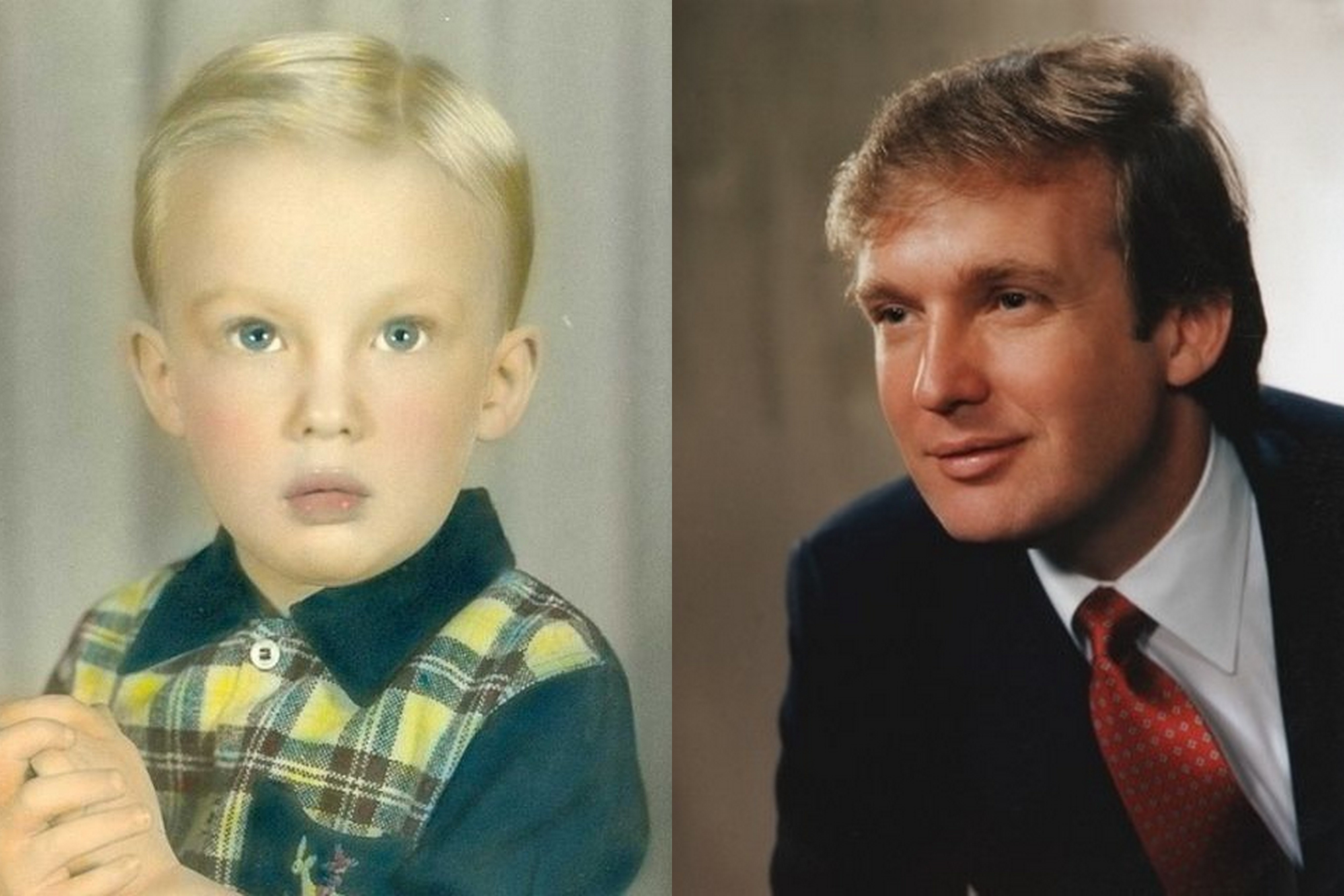 Chan dung Donald Trump thoi tre hinh anh