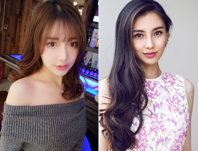 cô gái giống Angelababy ảnh 1 co gai giong Angelababy anh 1