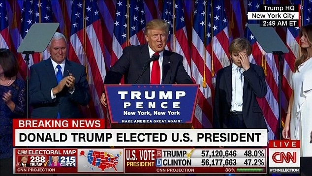 Con Trai tong thong Donald Trump ngu gat khien dan mang phat sot hinh anh