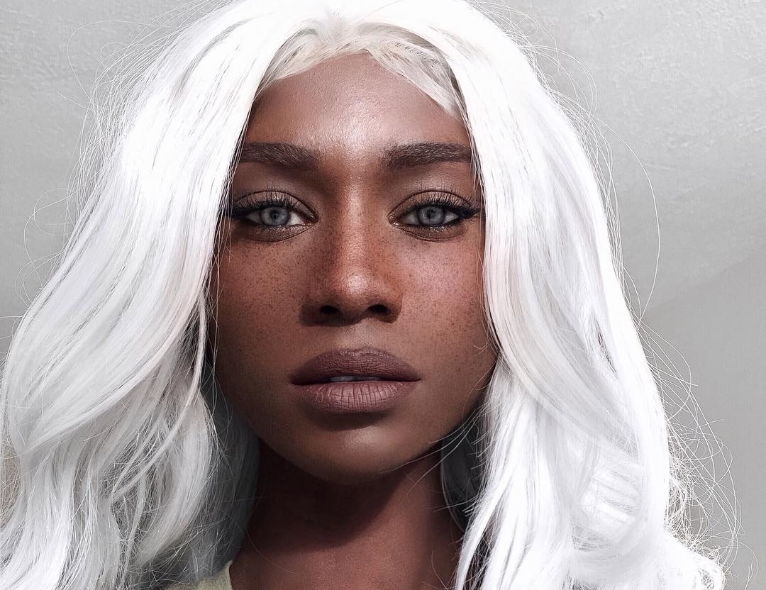 nguoi mau da den toc trang anh 1