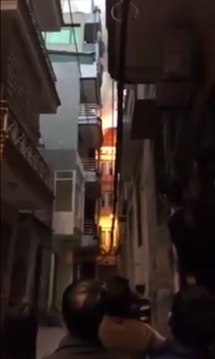 chay nha de tran quang hai hinh anh