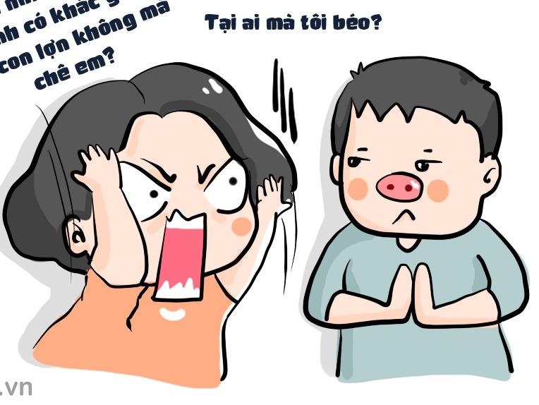 Con gai phan ung the nao khi bi che beo? hinh anh