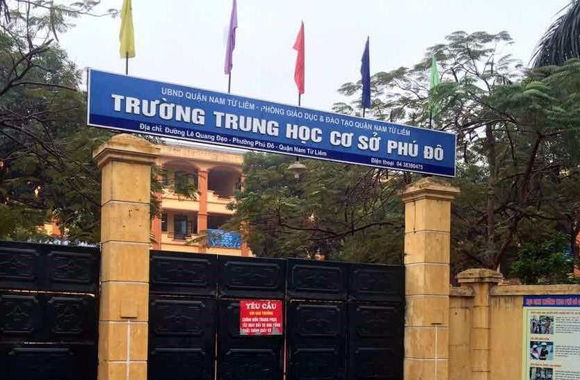 Giang chuc hieu truong truong trung hoc co so Phu Do hinh anh
