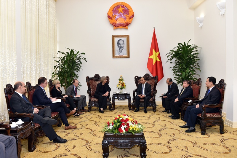 Thủ tướng tiếp hiệu trưởng Harvard ảnh 1 Thu tuong tiep hieu truong Harvard anh 1