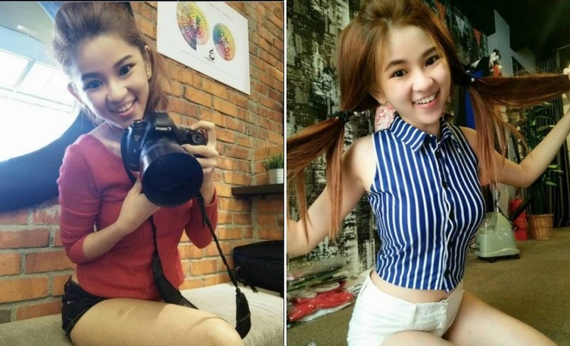 hot girl bán bánh ảnh 6 hot girl ban banh anh 6