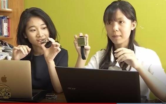 Nu sinh Hai Phong sang che dong ho thong minh giup nguoi cam diec hinh anh