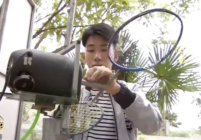 sang che may tap cau long anh 1