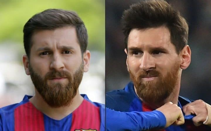 Chang trai bi dua den don canh sat vi qua giong Messi hinh anh