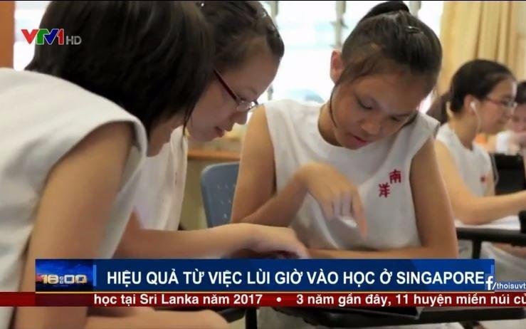 Truong hoc lui gio vao lop de hoc sinh co thoi gian ngu hinh anh