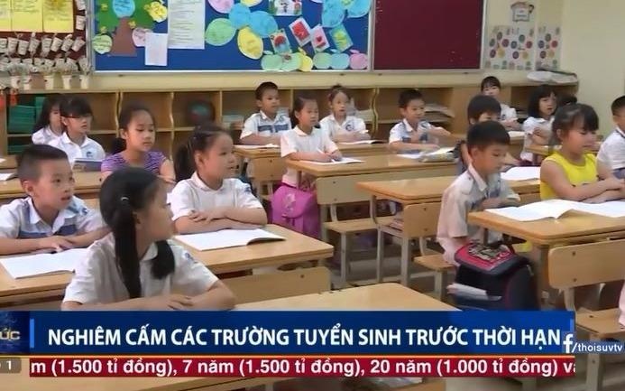 Ha Noi se xu ly nghiem truong tuyen sinh truoc thoi gian quy dinh hinh anh