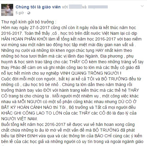 xóa bỏ biên chế, ngành giáo dục, hợp đồng, giáo viên, biên chế giáo viên, tâm thư ảnh 1 xoa bo bien che, nganh giao duc, hop dong, giao vien, bien che giao vien, tam thu anh 1