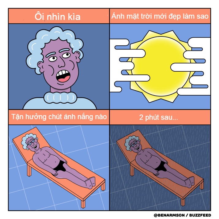 tinh huong hai huoc khi di bien anh 1