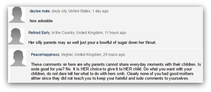 bé gái lần đầu uống Coca ảnh 2 be gai lan dau uong Coca anh 2