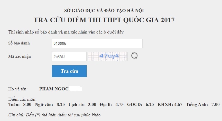 Tra cuu diem thi THPT Quoc gia 2017 anh 1
