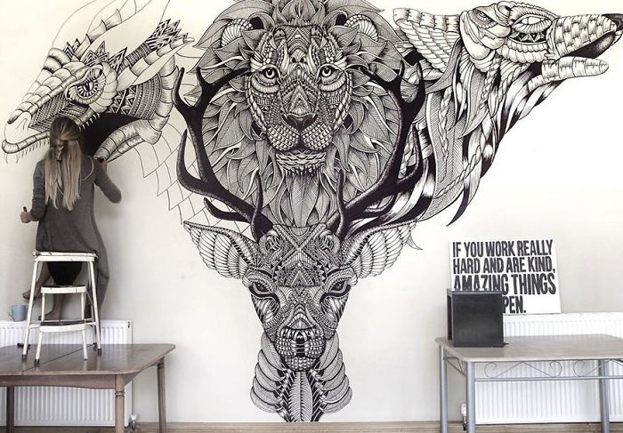 Phong cach ve tranh doc dao cua Faye hinh anh