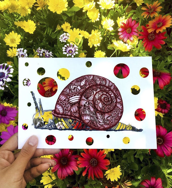 Tranh ve dong vat doc dao cua 9X anh 8