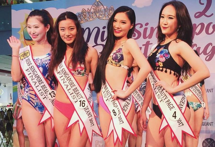 Nhan sac dan thi sinh Hoa hau Singapore bi che gia, xau hinh anh