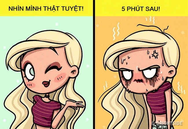 12 tinh huong bi hai con gai thuong gap khi mua he den hinh anh