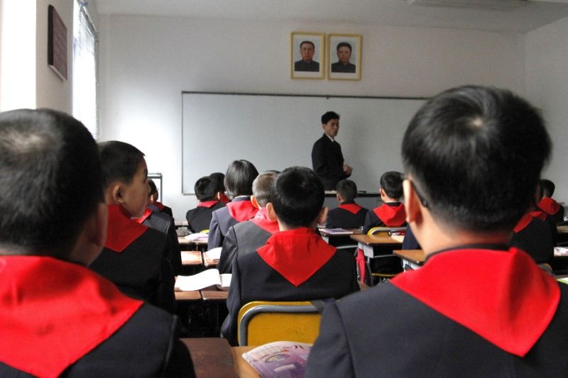 khai giảng ở Triều Tiên ảnh 9 khai giang o Trieu Tien anh 9