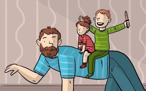 Loat tranh chung minh cha luon la nguoi tuyet voi nhat cua con hinh anh