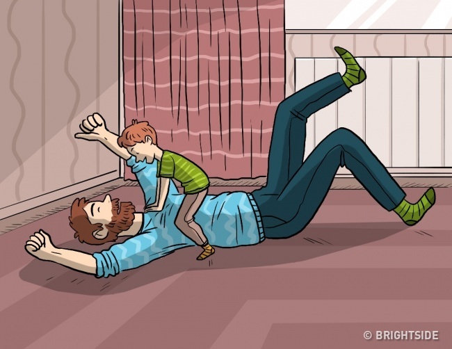 bo tranh the hien tinh cha con am ap anh 8