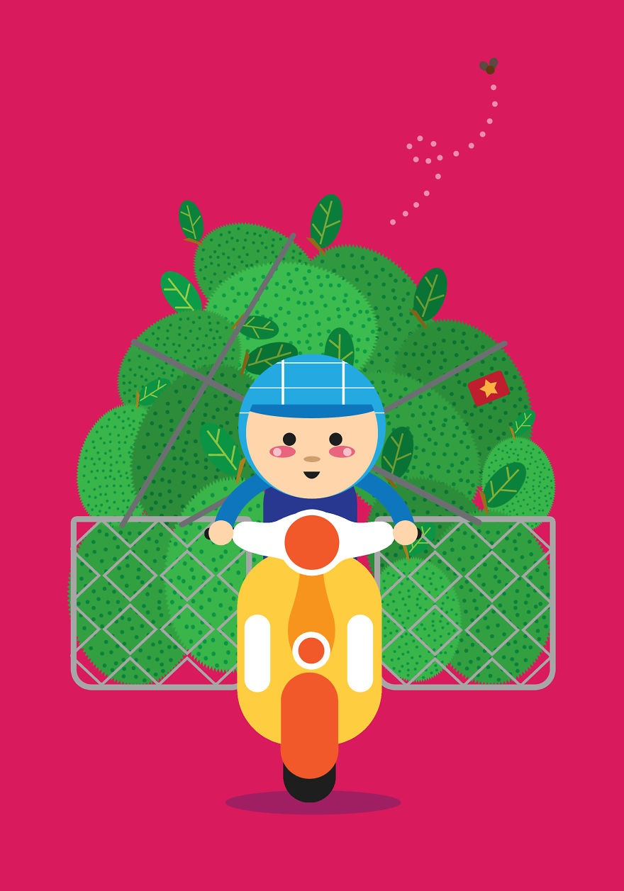 hoa si nguoi Philippines ve tranh ve Viet Nam anh 10