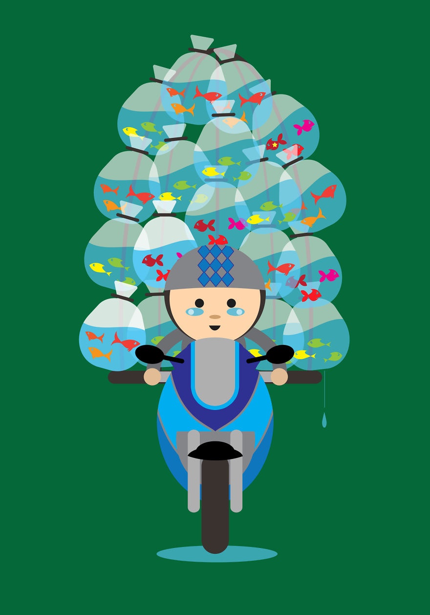 hoa si nguoi Philippines ve tranh ve Viet Nam anh 2