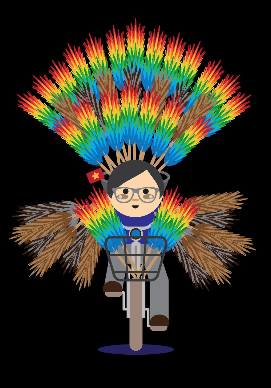 hoa si nguoi Philippines ve tranh ve Viet Nam anh 8