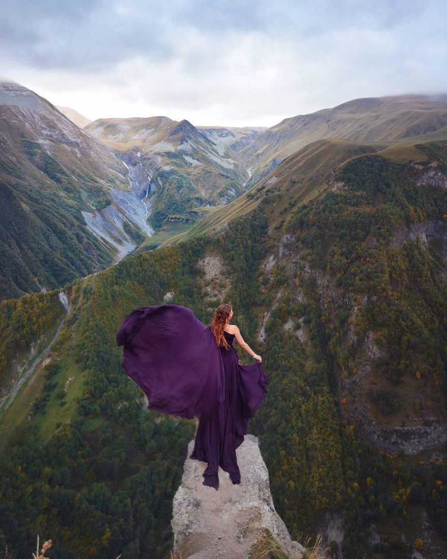 co gai di du lich voi vay thuot tha anh 13