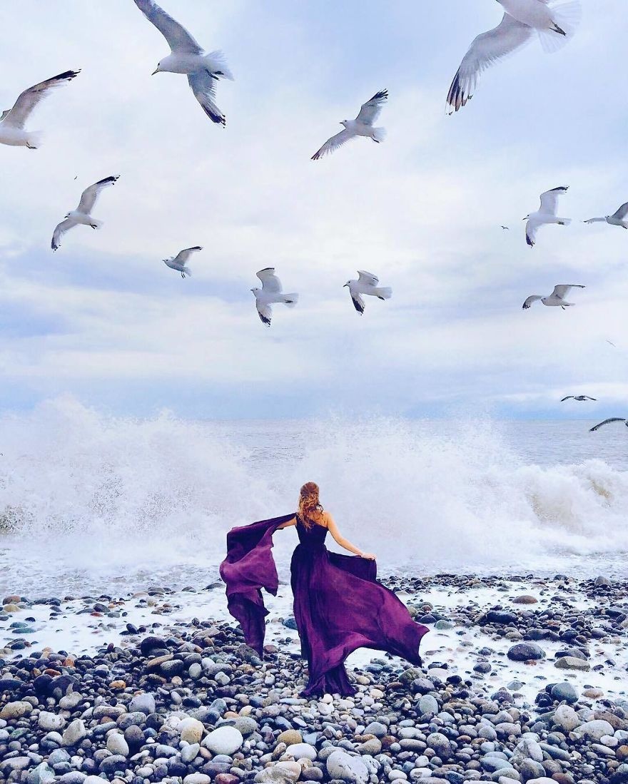 co gai di du lich voi vay thuot tha anh 4