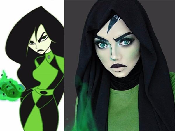 Co gai cosplay thanh nhan vat trong X-Men voi khan trum dau hinh anh