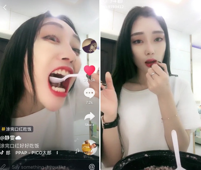 trào lưu ăn không trôi son ảnh 2 trao luu an khong troi son anh 2
