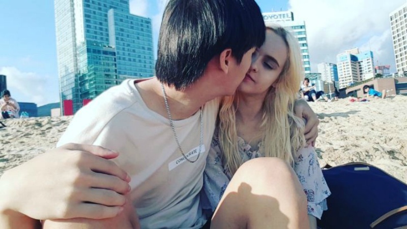 tình yêu của cặp Hàn Nga ảnh 2 tinh yeu cua cap Han Nga anh 2