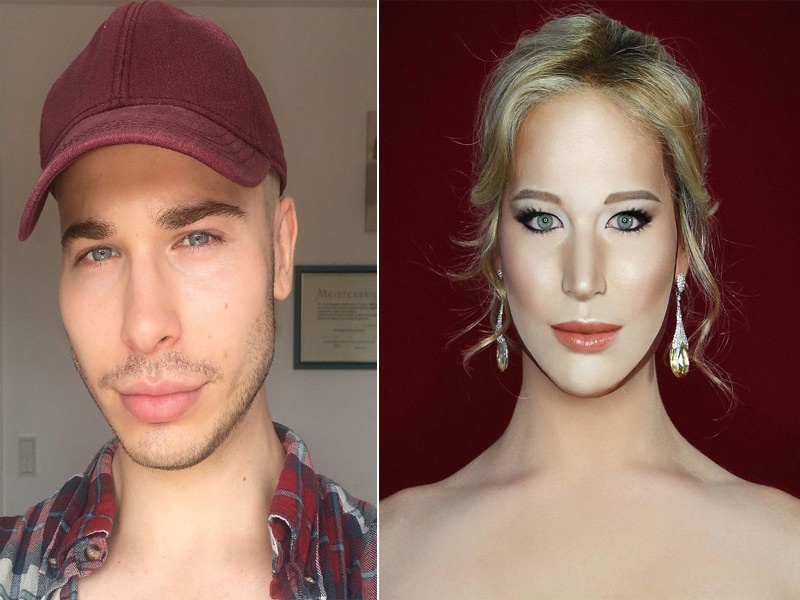 Chang 'phu thuy make up' co tai hoa than thanh loat sao noi tieng hinh anh