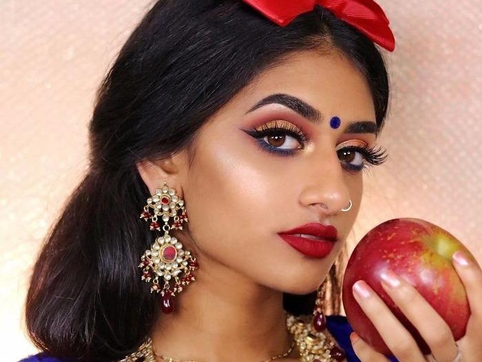 Co gai hoa than thanh cong chua Disney phien ban An Do hinh anh