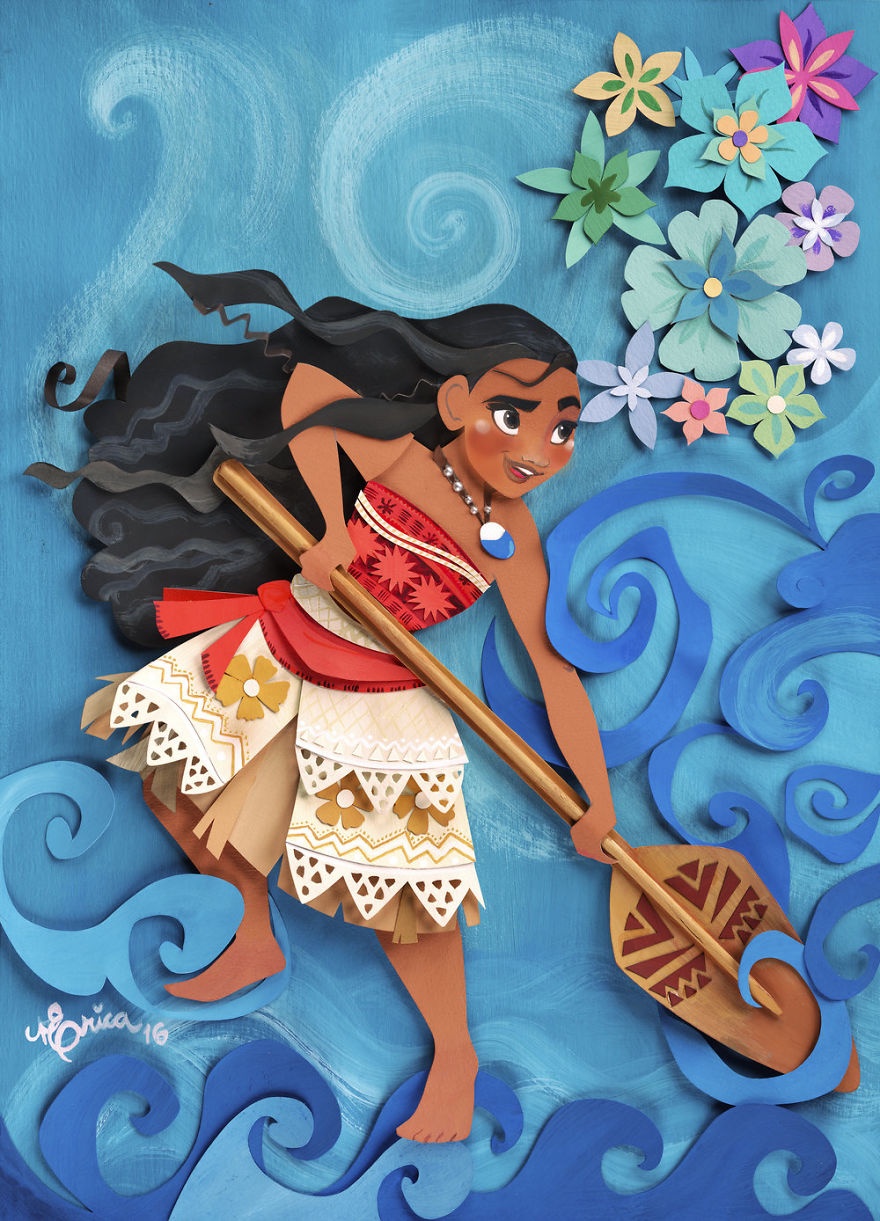 bo tranh lam tu giay va keo anh 5