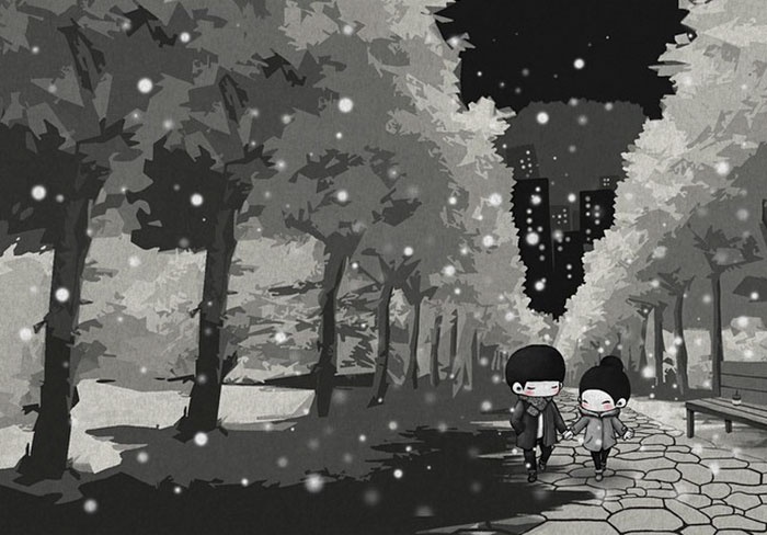 bo tranh ve tinh yeu cua tac gia Han anh 9