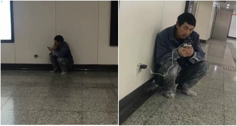 người đàn ông đến ga tàu dùng wifi ảnh 2 nguoi dan ong den ga tau dung wifi anh 2