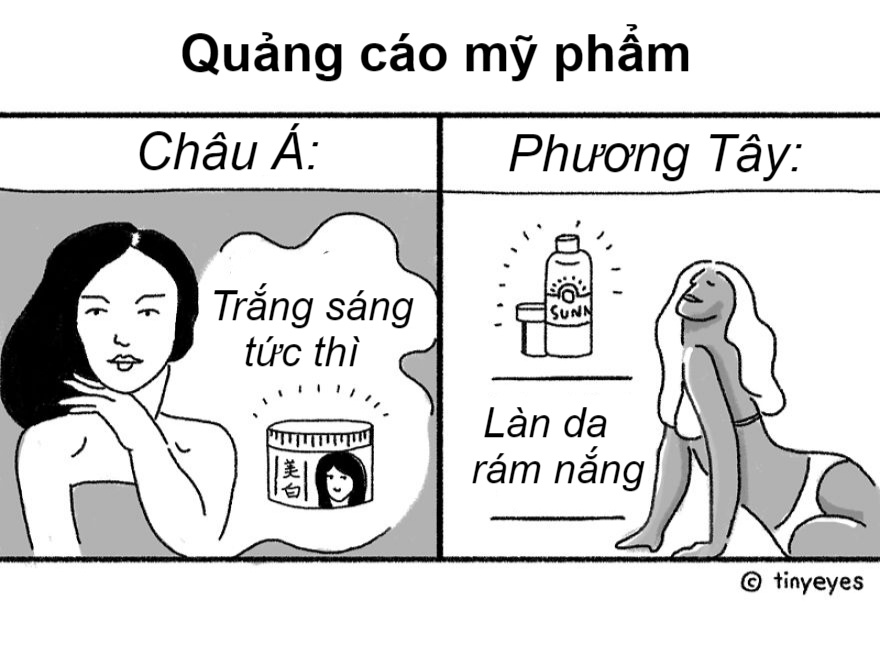 khac biet van hoa chau A va phuong Tay anh 3