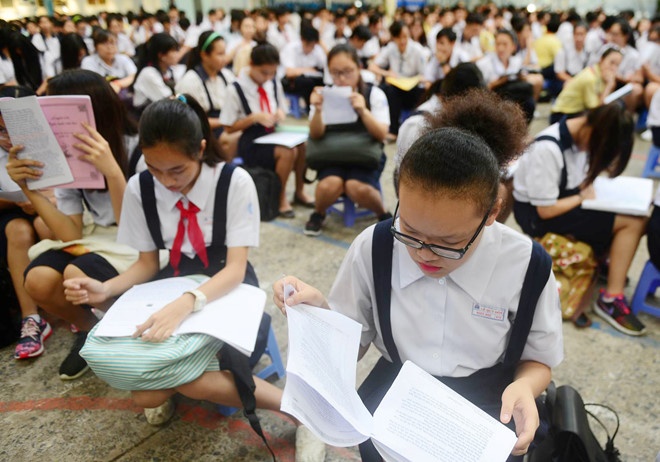 hoc sinh nghi tet anh 1