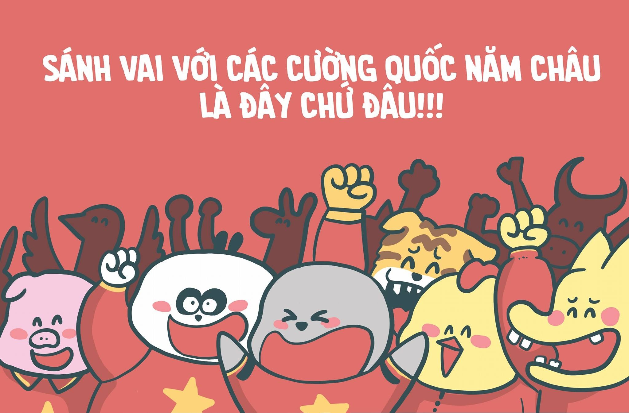 Dan mang mo ve chien thang cua U23 Viet Nam trong tran ban ket hinh anh